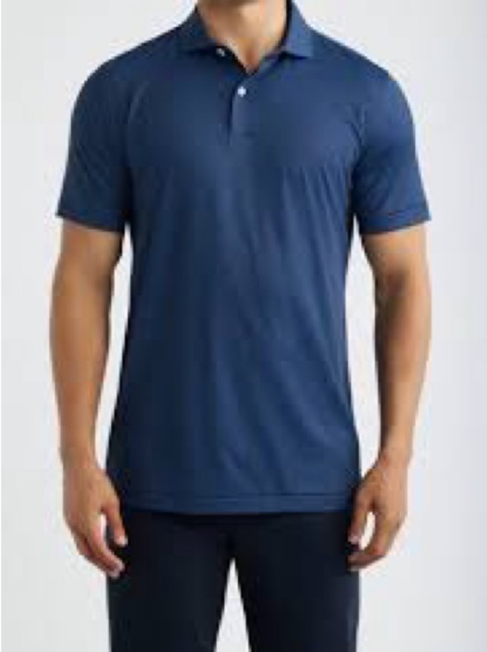 Alfani Men's Navy Blue Polo Shirt